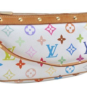 Pochette Accessoires Multicolor White Shoulder Bag